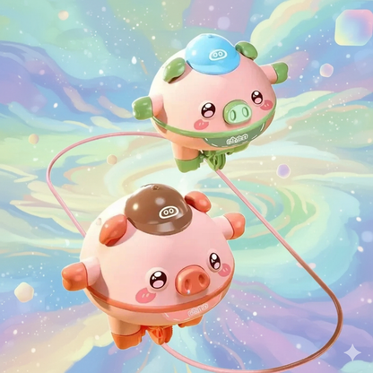 Balancing jumbo piglet