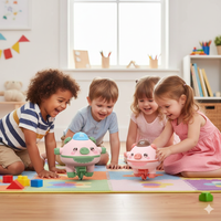 Balancing jumbo piglet