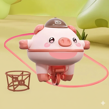 Balancing jumbo piglet