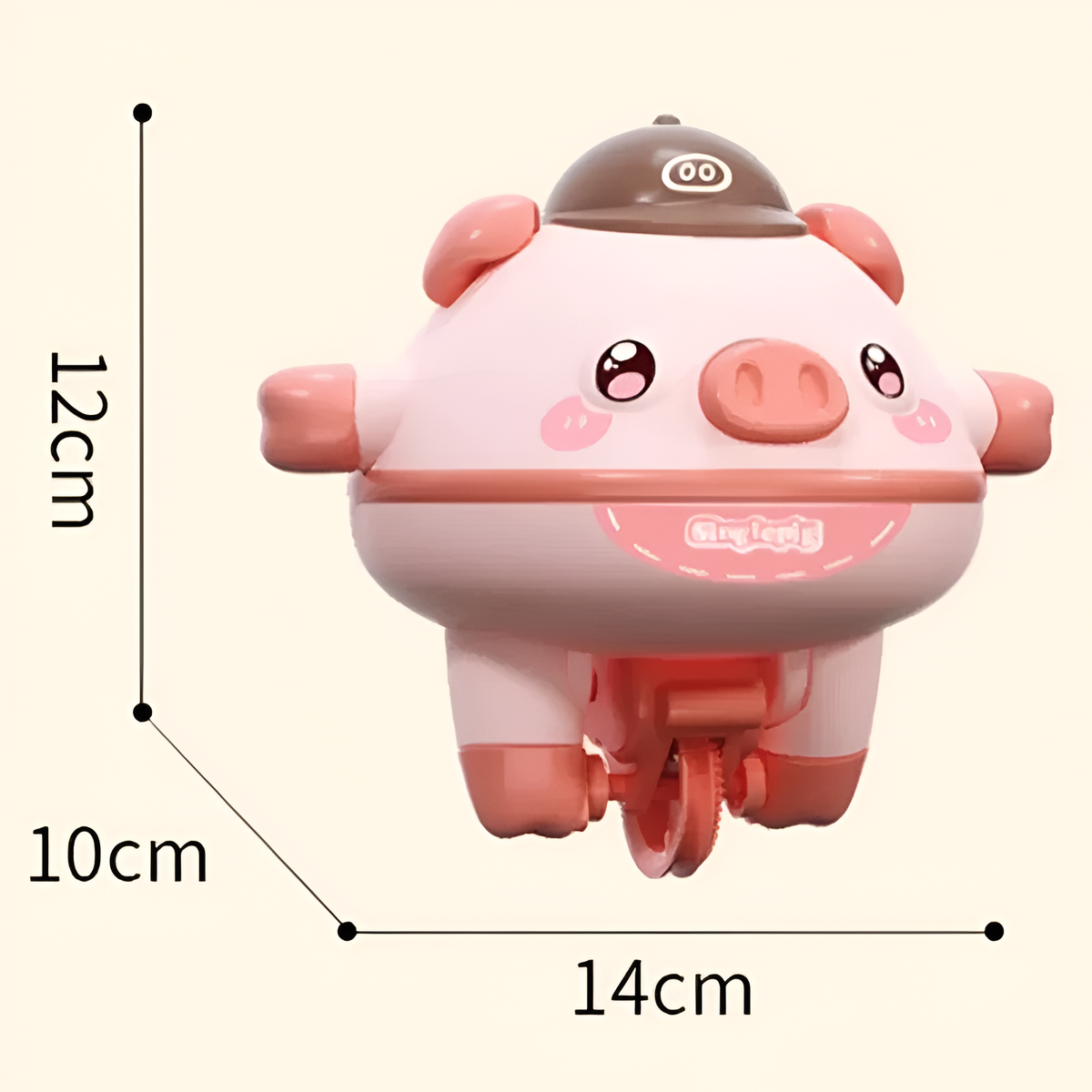 Balancing jumbo piglet