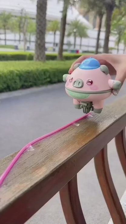 Balancing jumbo piglet